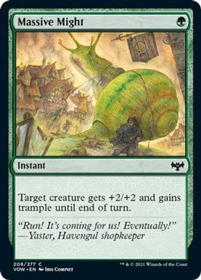 Massive Might Innistrad: Crimson Vow Magic card