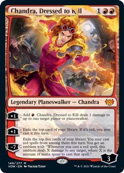 Chandra Dressed to Kill Innistrad: Crimson Vow Magic card