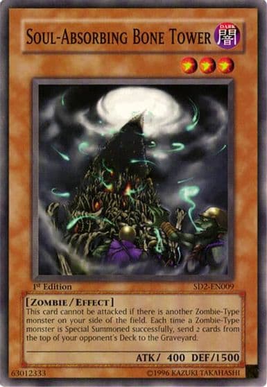 Soul Absorbing Bone Tower Structure Deck: Zombie Madness Yu-Gi-Oh! card