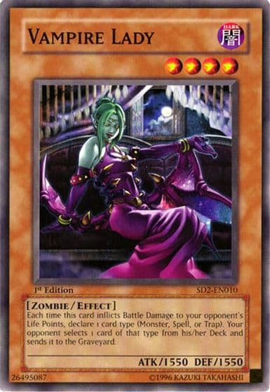 Vampire Lady Structure Deck: Zombie Madness Yu-Gi-Oh! card