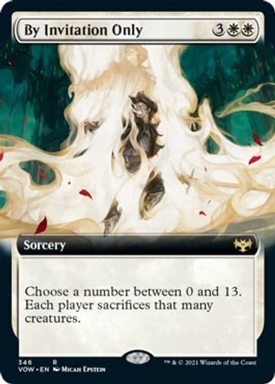 By Invitation Only Extended Art Innistrad: Crimson Vow Magic card