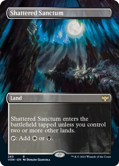 Shattered Sanctum Borderless Innistrad: Crimson Vow Magic card