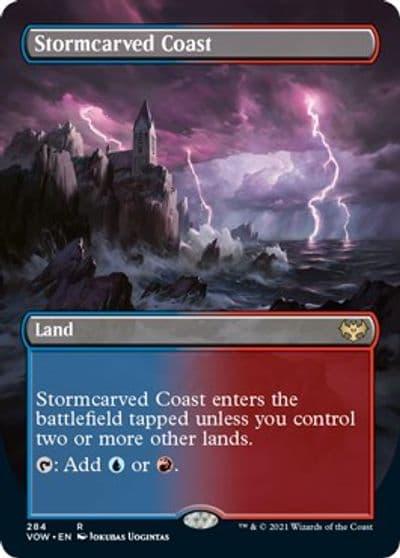 Stormcarved Coast Borderless Innistrad: Crimson Vow Magic card