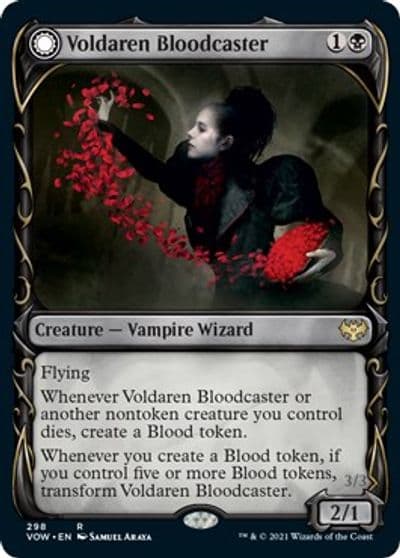 Voldaren Bloodcaster Showcase Innistrad: Crimson Vow Magic card