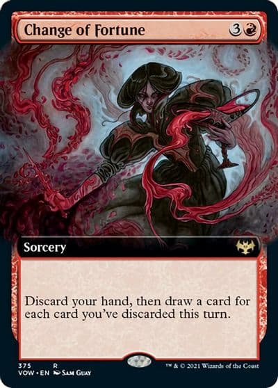 Change of Fortune Extended Art Innistrad: Crimson Vow Magic card