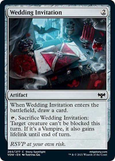Wedding Invitation Innistrad: Crimson Vow Magic card