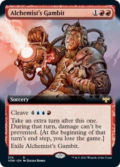 Alchemists Gambit Extended Art Innistrad: Crimson Vow Magic card