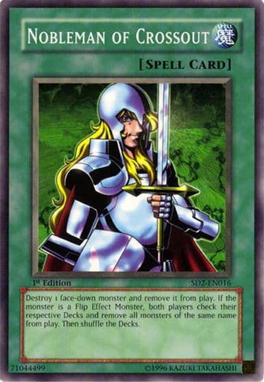 Nobleman of Crossout Structure Deck: Zombie Madness Yu-Gi-Oh! card