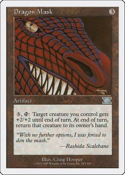 Dragon Mask Classic Sixth Edition Magic card