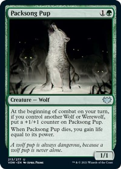 Packsong Pup Innistrad: Crimson Vow Magic card