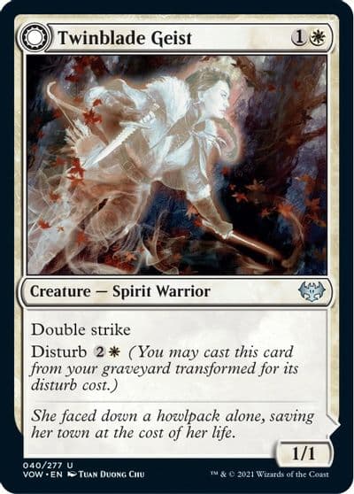 Twinblade Geist Innistrad: Crimson Vow Magic card