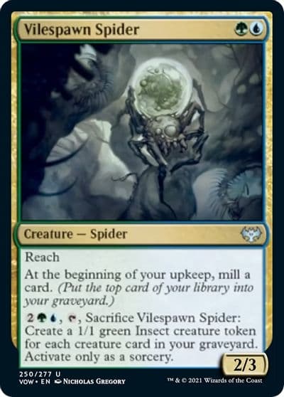 Vilespawn Spider Innistrad: Crimson Vow Magic card