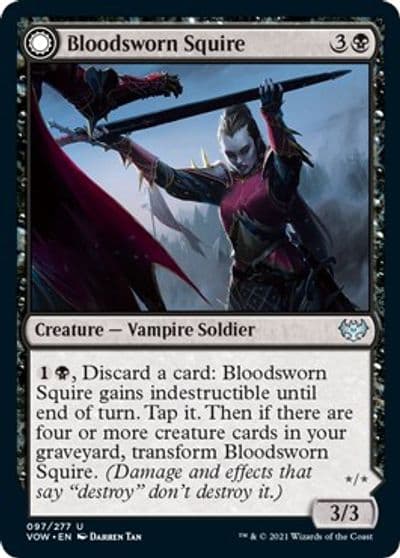 Bloodsworn Squire Innistrad: Crimson Vow Magic card