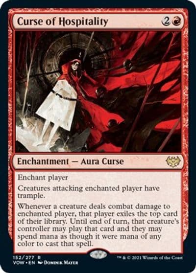Curse of Hospitality Innistrad: Crimson Vow Magic card