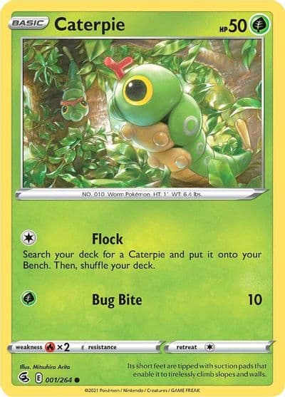 Caterpie SWSH08: Fusion Strike Pokemon card