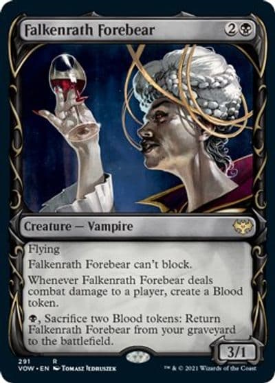 Falkenrath Forebear Showcase Innistrad: Crimson Vow Magic card