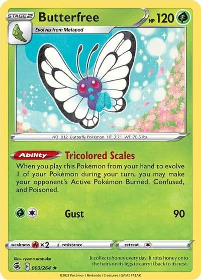 Butterfree SWSH08: Fusion Strike Pokemon card