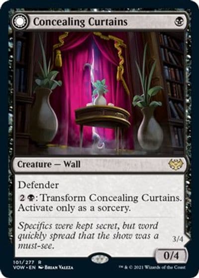 Concealing Curtains Innistrad: Crimson Vow Magic card