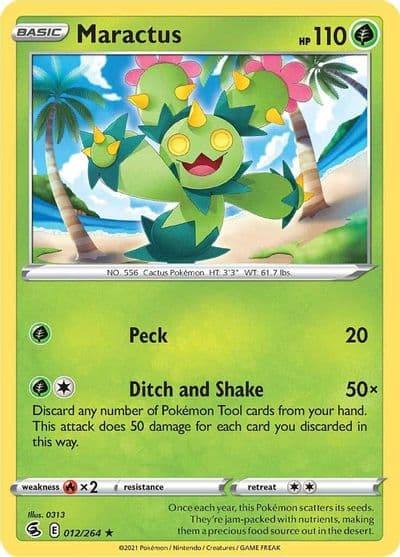 Maractus SWSH08: Fusion Strike Pokemon card