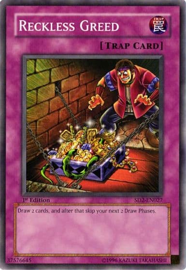 Reckless Greed Structure Deck: Zombie Madness Yu-Gi-Oh! card