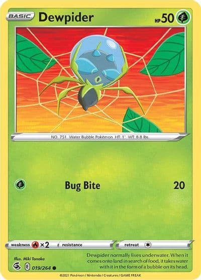 Dewpider SWSH08: Fusion Strike Pokemon card