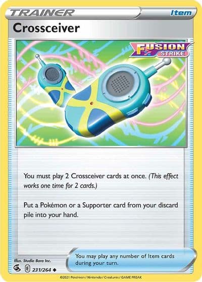 Crossceiver SWSH08: Fusion Strike Pokemon card