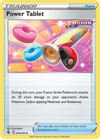 Power Tablet SWSH08: Fusion Strike Pokemon card