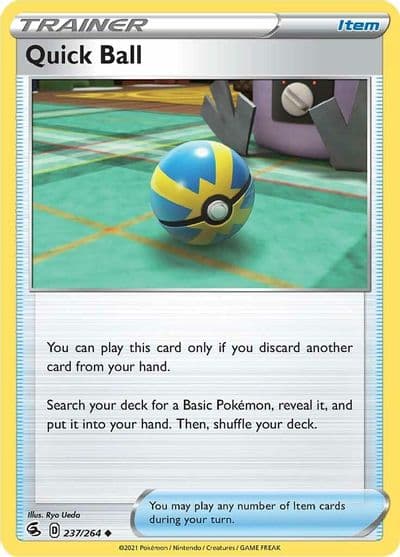 Quick Ball SWSH08: Fusion Strike Pokemon card