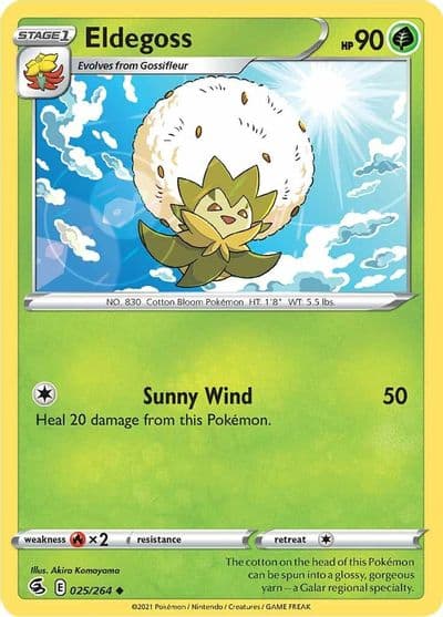 Eldegoss SWSH08: Fusion Strike Pokemon card