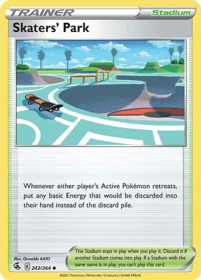 Skaters' Park SWSH08: Fusion Strike Pokemon card