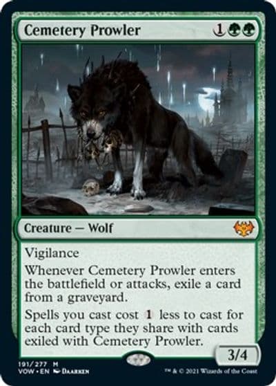 Cemetery Prowler Innistrad: Crimson Vow Magic card
