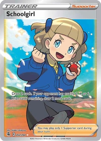 Schoolgirl (Full Art) SWSH08: Fusion Strike Pokemon card