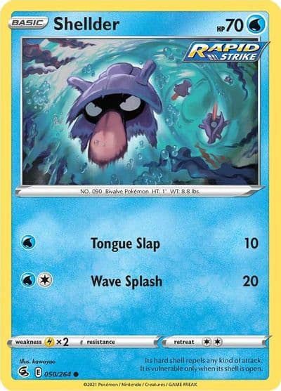 Shellder SWSH08: Fusion Strike Pokemon card
