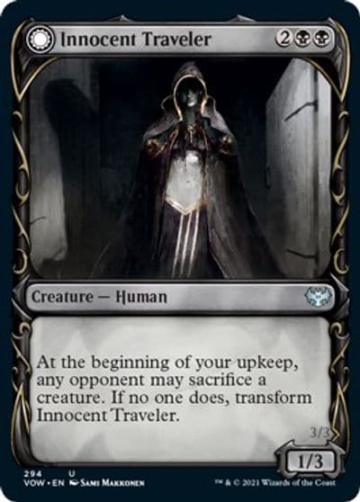 Innocent Traveler Showcase Innistrad: Crimson Vow Magic card