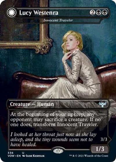 Lucy Westenra Innocent Traveler Innistrad: Crimson Vow Magic card