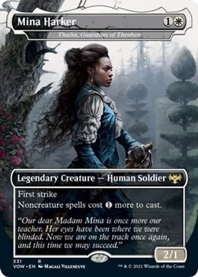 Mina Harker Thalia Guardian of Thraben Innistrad: Crimson Vow Magic card