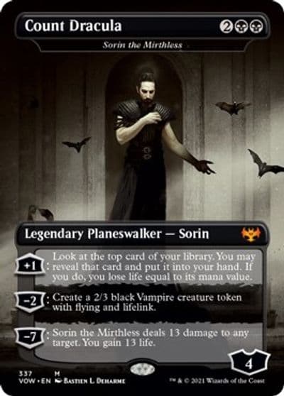 Count Dracula Sorin the Mirthless Innistrad: Crimson Vow Magic card