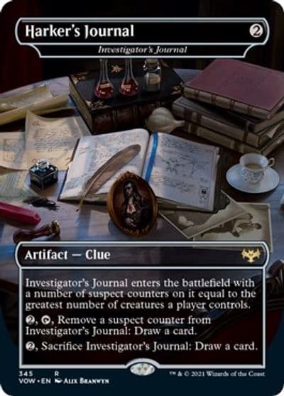 Harkers Journal Investigators Journal Innistrad: Crimson Vow Magic card