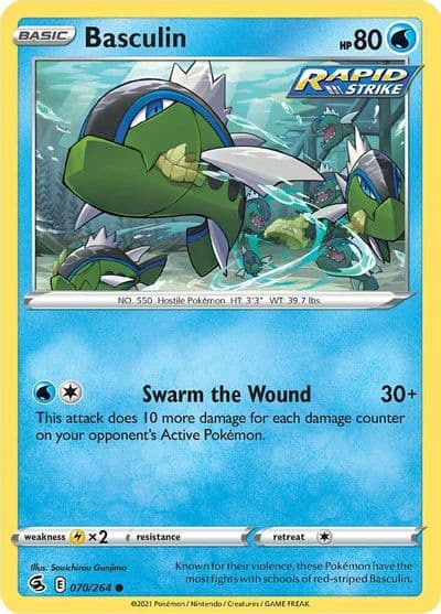 Basculin SWSH08: Fusion Strike Pokemon card