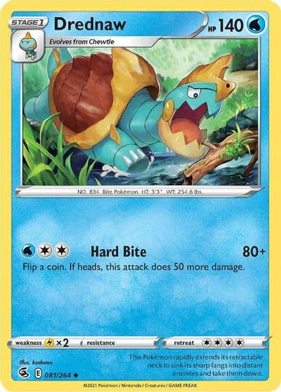 Drednaw SWSH08: Fusion Strike Pokemon card