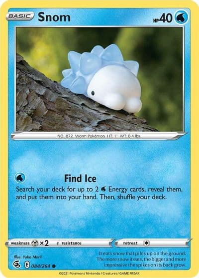 Snom SWSH08: Fusion Strike Pokemon card
