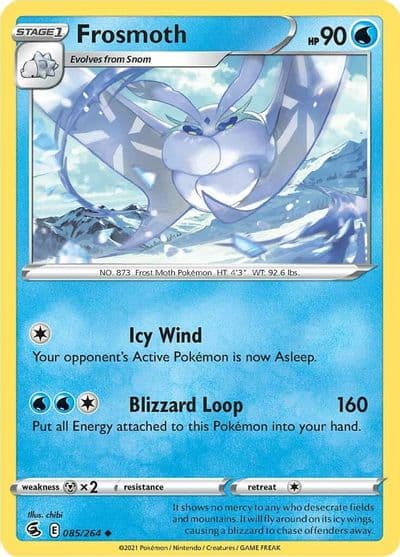 Frosmoth SWSH08: Fusion Strike Pokemon card
