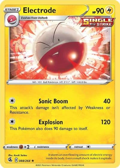 Electrode SWSH08: Fusion Strike Pokemon card