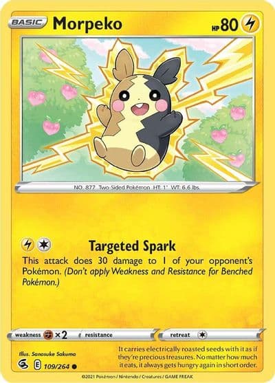 Morpeko (109) SWSH08: Fusion Strike Pokemon card