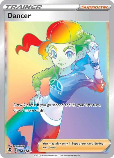 Dancer (Secret) SWSH08: Fusion Strike Pokemon card
