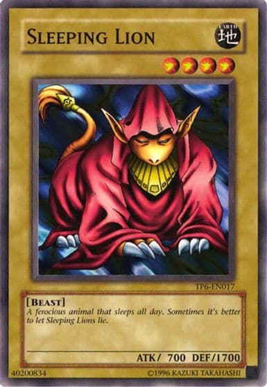 Sleeping Lion Speed Duel: Tournament Pack 6 Yu-Gi-Oh! card