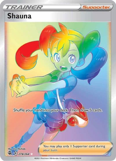 Shauna (Secret) SWSH08: Fusion Strike Pokemon card