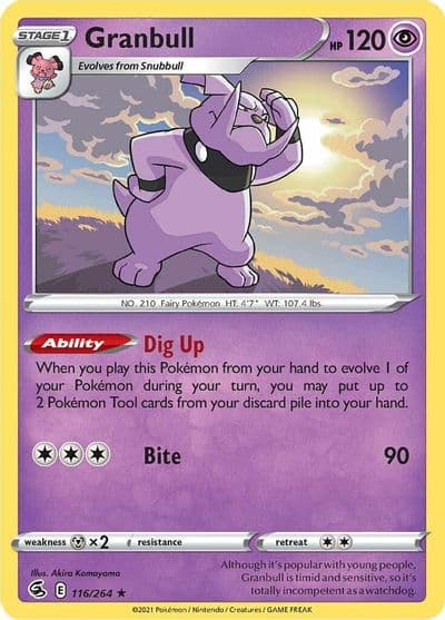 Granbull SWSH08: Fusion Strike Pokemon card