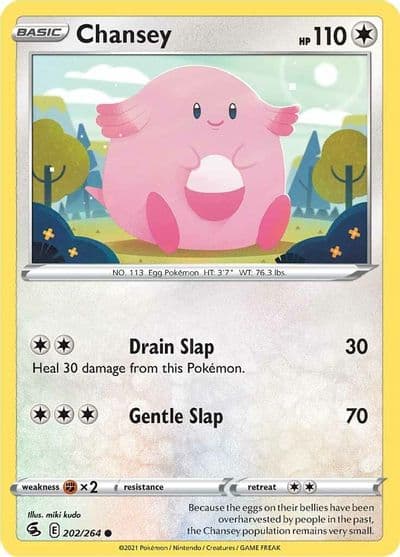 Chansey SWSH08: Fusion Strike Pokemon card