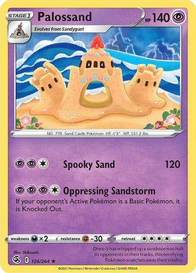 Palossand SWSH08: Fusion Strike Pokemon card